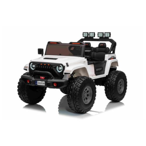 Masinuta electrica pentru copii cu 2 locuri SUV Extreme Sport 24V 400W 4×4 (2539) Alb