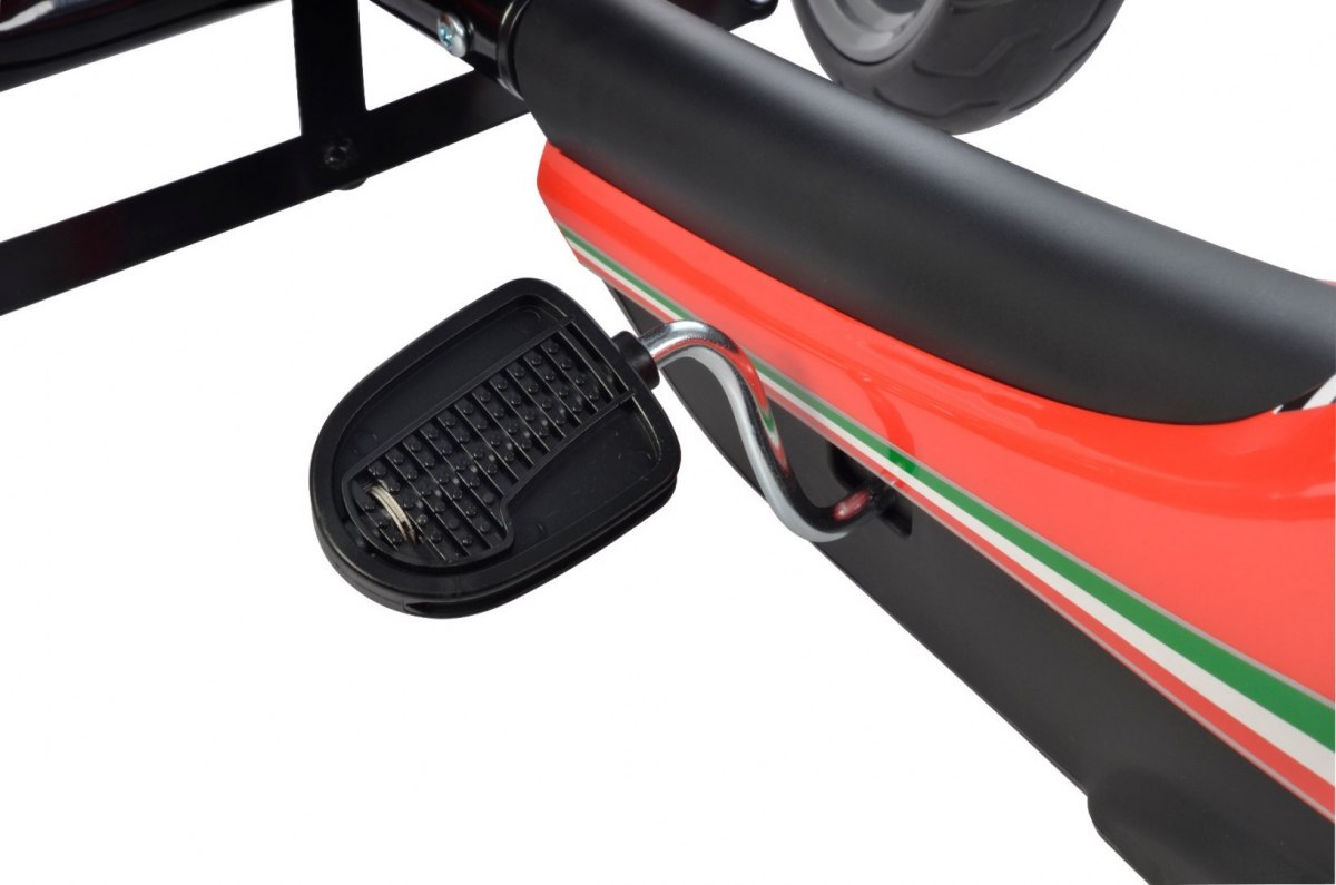 KART CU PEDALE PENTRU COPII FERRARI, Rosu - imagine 6