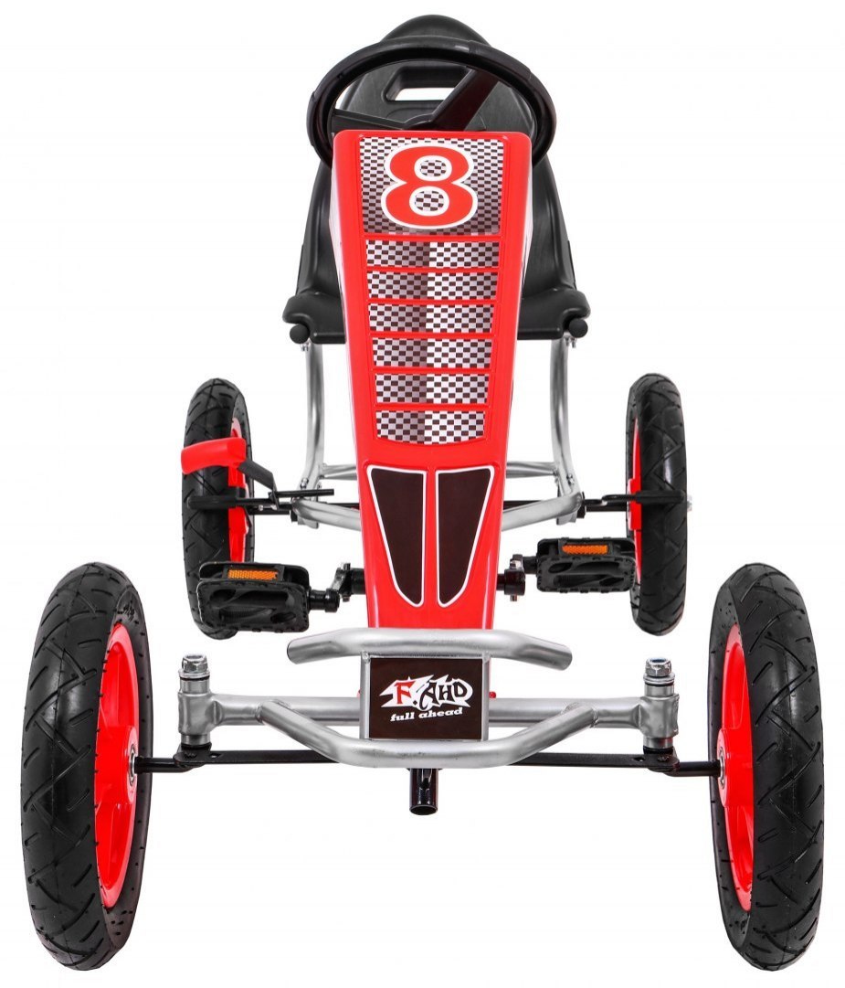 Kart cu pedale pentru copii FULL Ahead AIR (F8-1) Rosu - imagine 5