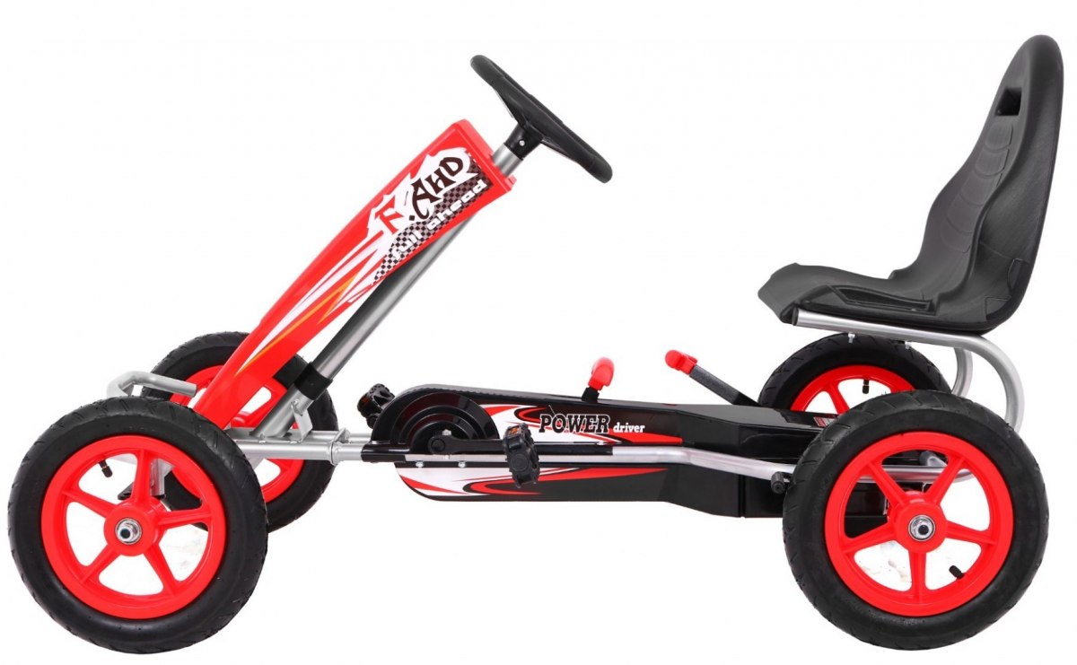 Kart cu pedale pentru copii FULL Ahead AIR (F8-1) Rosu - imagine 6