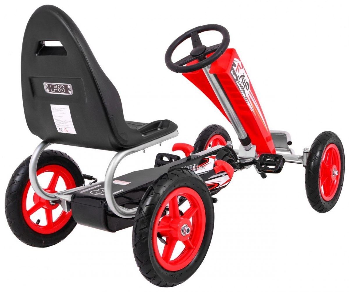 Kart cu pedale pentru copii FULL Ahead AIR (F8-1) Rosu - imagine 9
