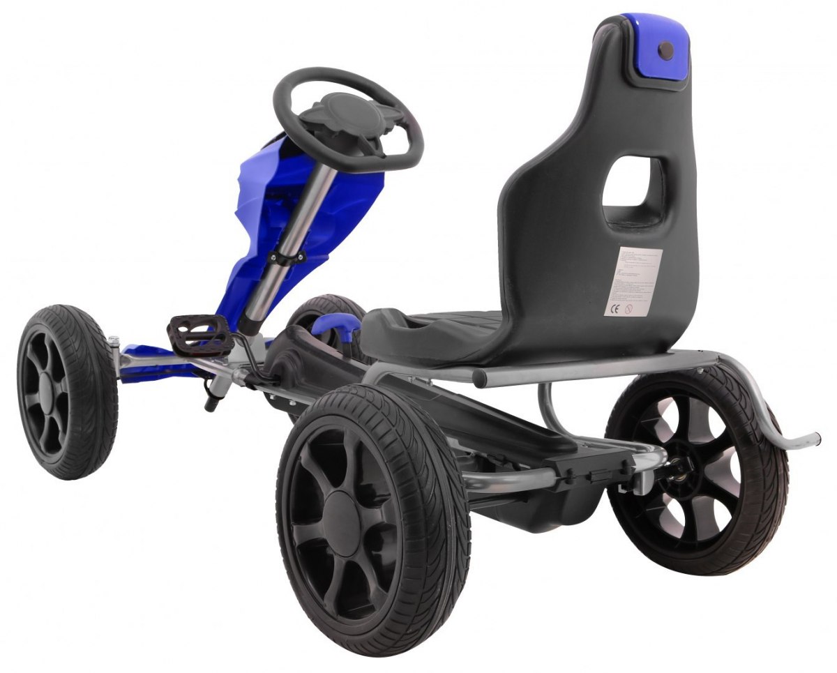 Kart cu pedale pentru copii Grand Ride (1502) Albastru - imagine 10