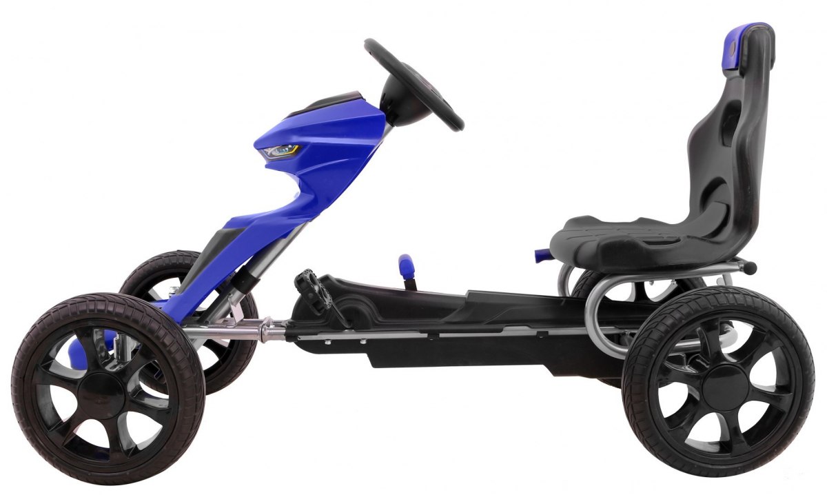 Kart cu pedale pentru copii Grand Ride (1502) Albastru - imagine 9