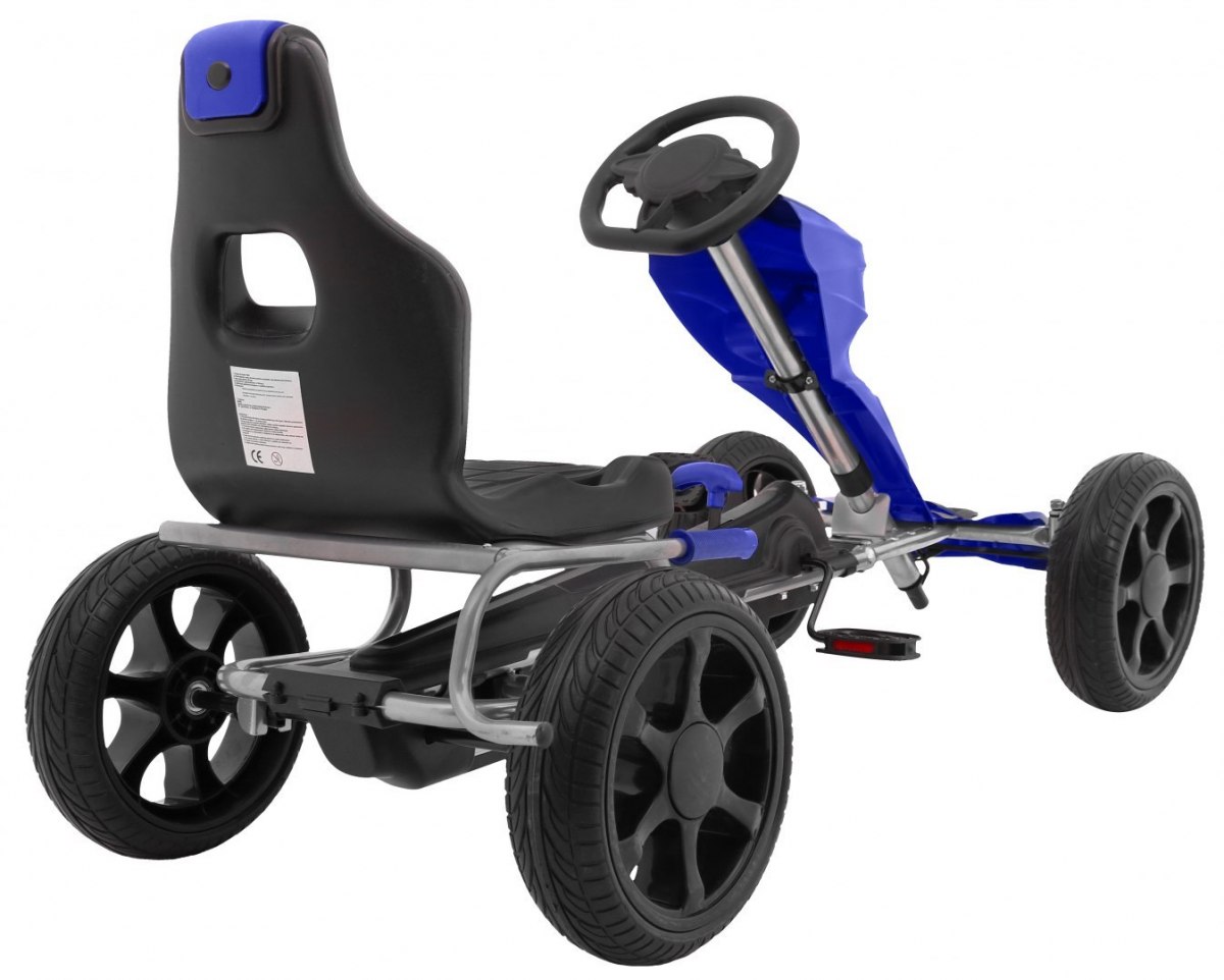Kart cu pedale pentru copii Grand Ride (1502) Albastru - imagine 7