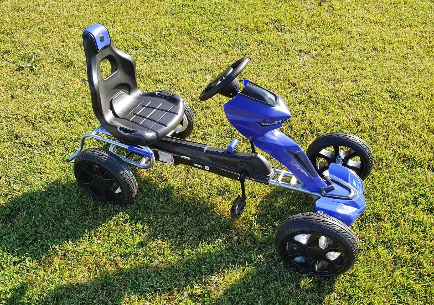 Kart cu pedale pentru copii Grand Ride (1502) Albastru - imagine 4