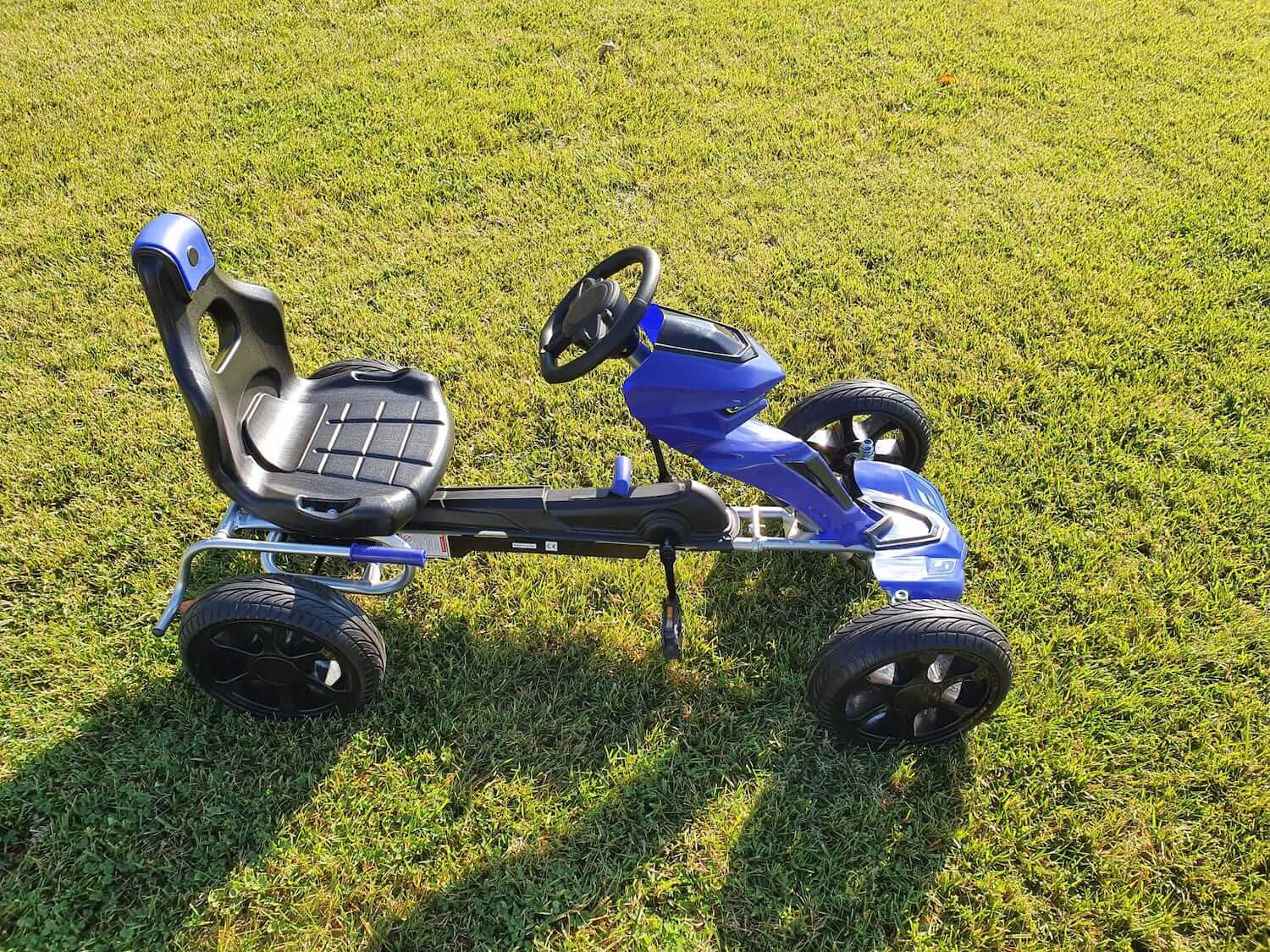 Kart cu pedale pentru copii Grand Ride (1502) Albastru - imagine 3