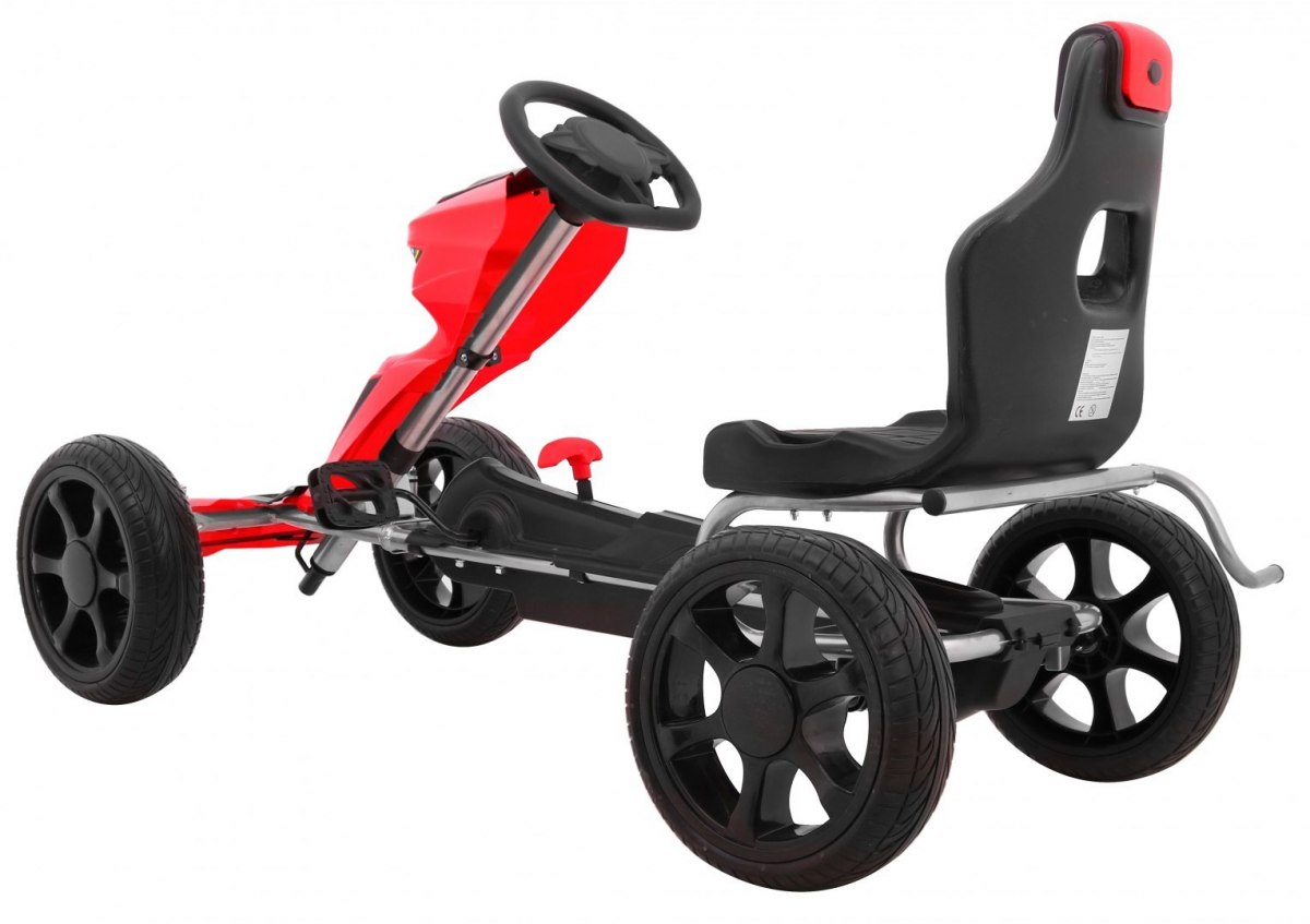 Kart cu pedale pentru copii Grand Ride (1502) Rosu - imagine 2