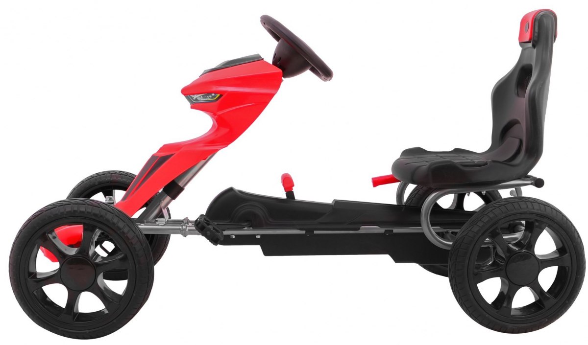 Kart cu pedale pentru copii Grand Ride (1502) Rosu - imagine 10