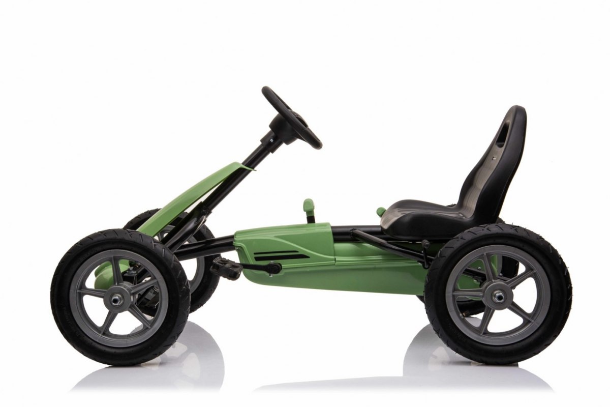 KART CU PEDALE PENTRU COPII STAR AIR 1904, roti gonflabile, Verde - imagine 3