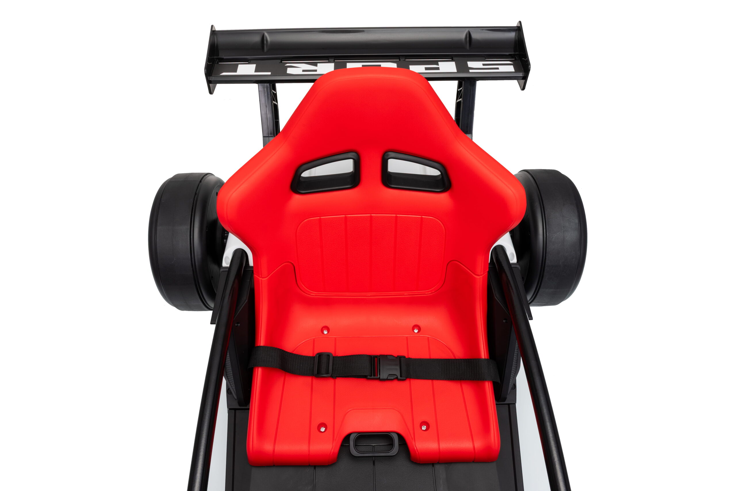 Kart electric pentru copii Drift Mekani-X 24V 600W, cu viteza maxima 15 km/h, scaun sportiv reglabil, Alb - imagine 4
