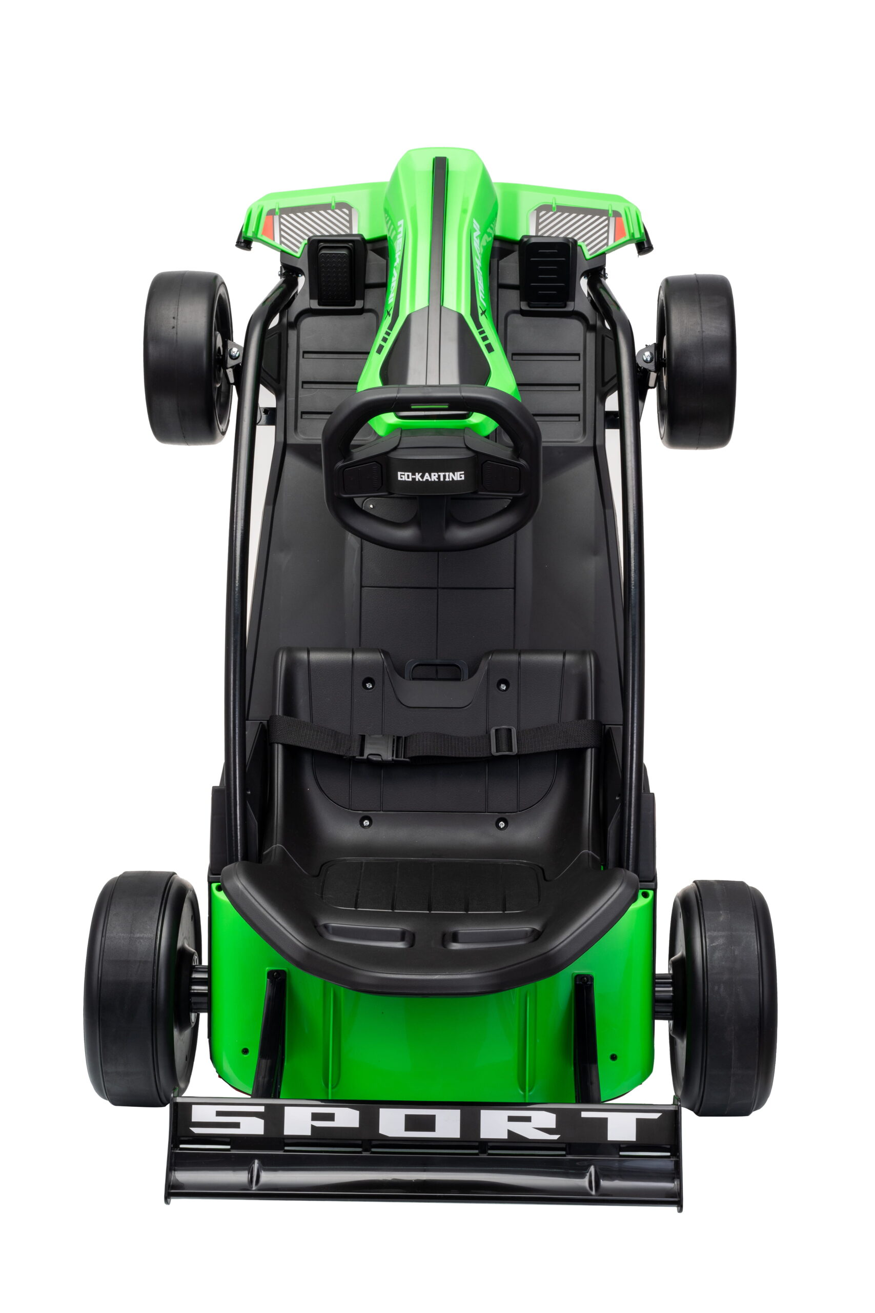 Kart electric pentru copii Drift Mekani-X 24V 600W, cu viteza maxima 15 km/h, scaun sportiv reglabil, Verde - imagine 14