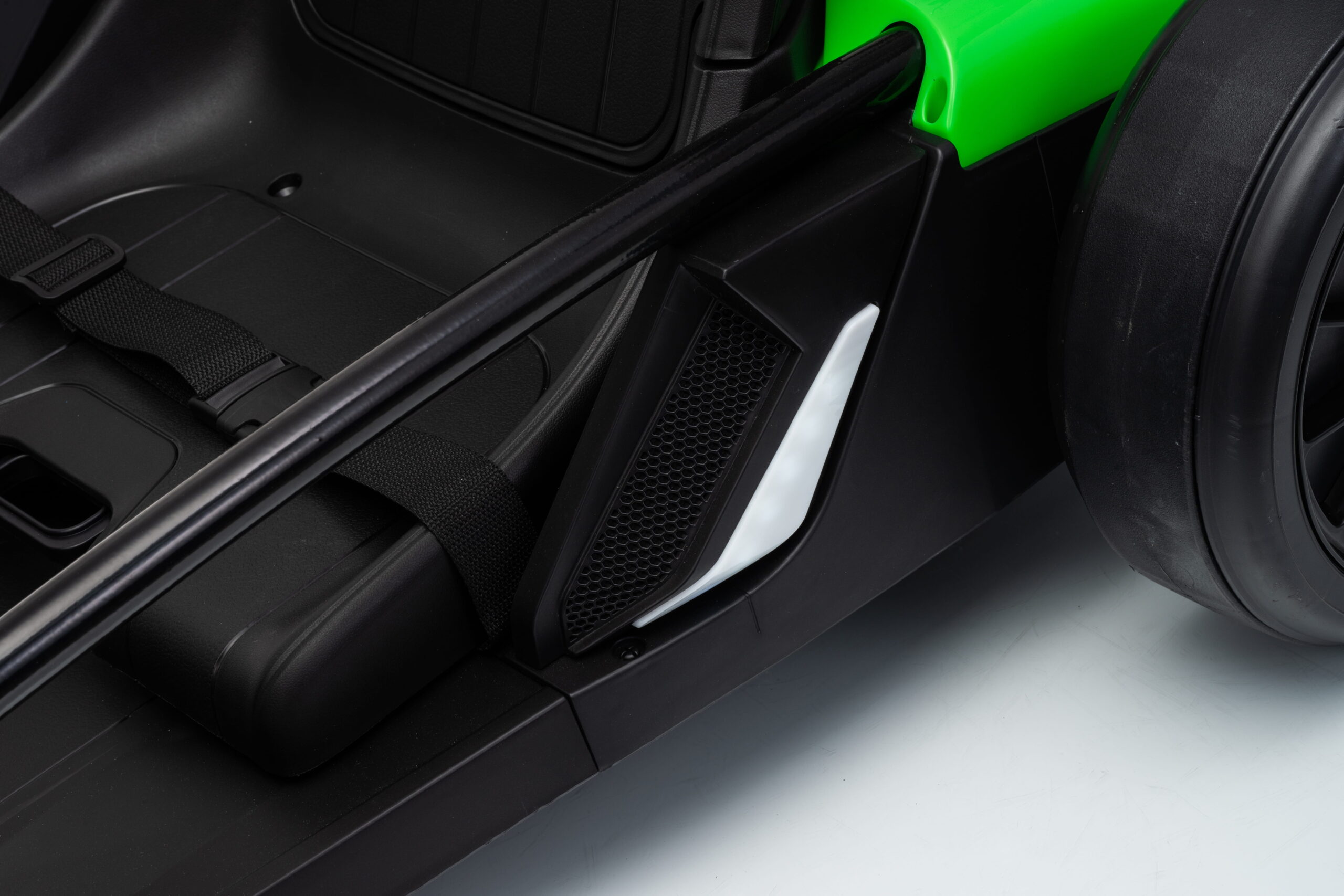 Kart electric pentru copii Drift Mekani-X 24V 600W, cu viteza maxima 15 km/h, scaun sportiv reglabil, Verde - imagine 12