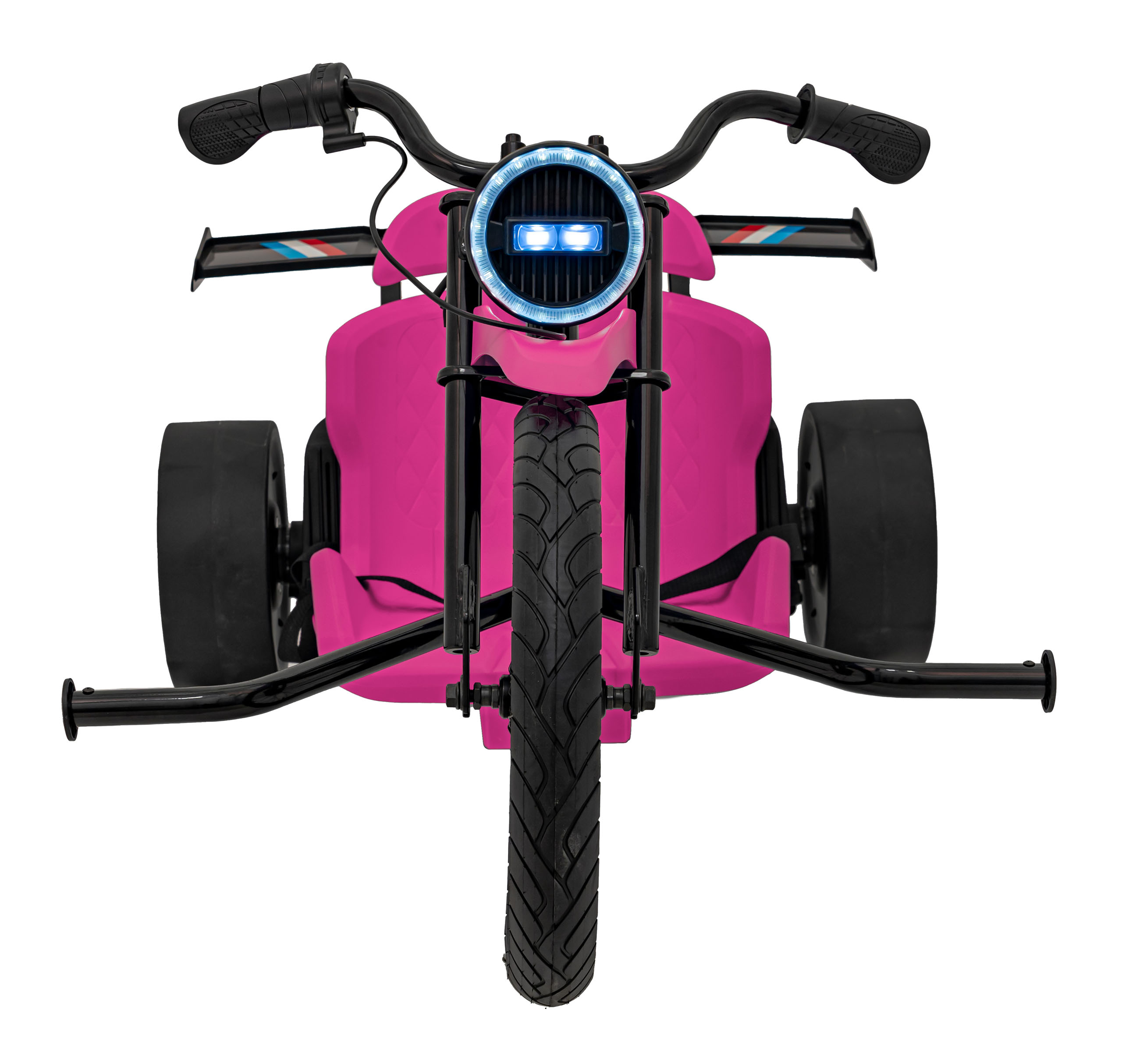 Drift trike electric pentru copii DRIFT BIKE "21 24V 500W faruri cu LED, viteza max 14 km/h (2338) Roz - imagine 5