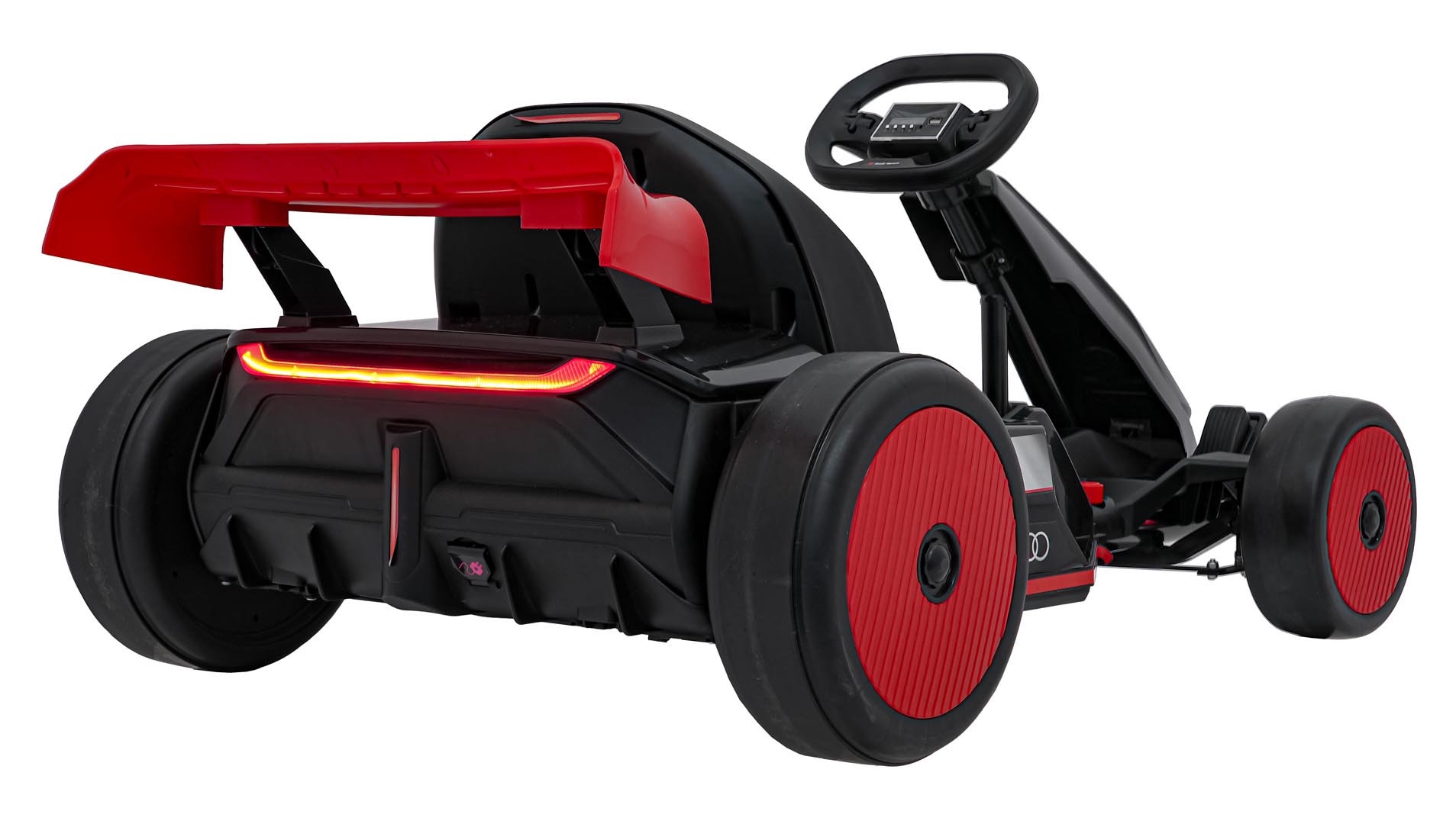 Kart electric pentru copii Autokids Audi Drift 24V 300W (007) Rosu - imagine 2