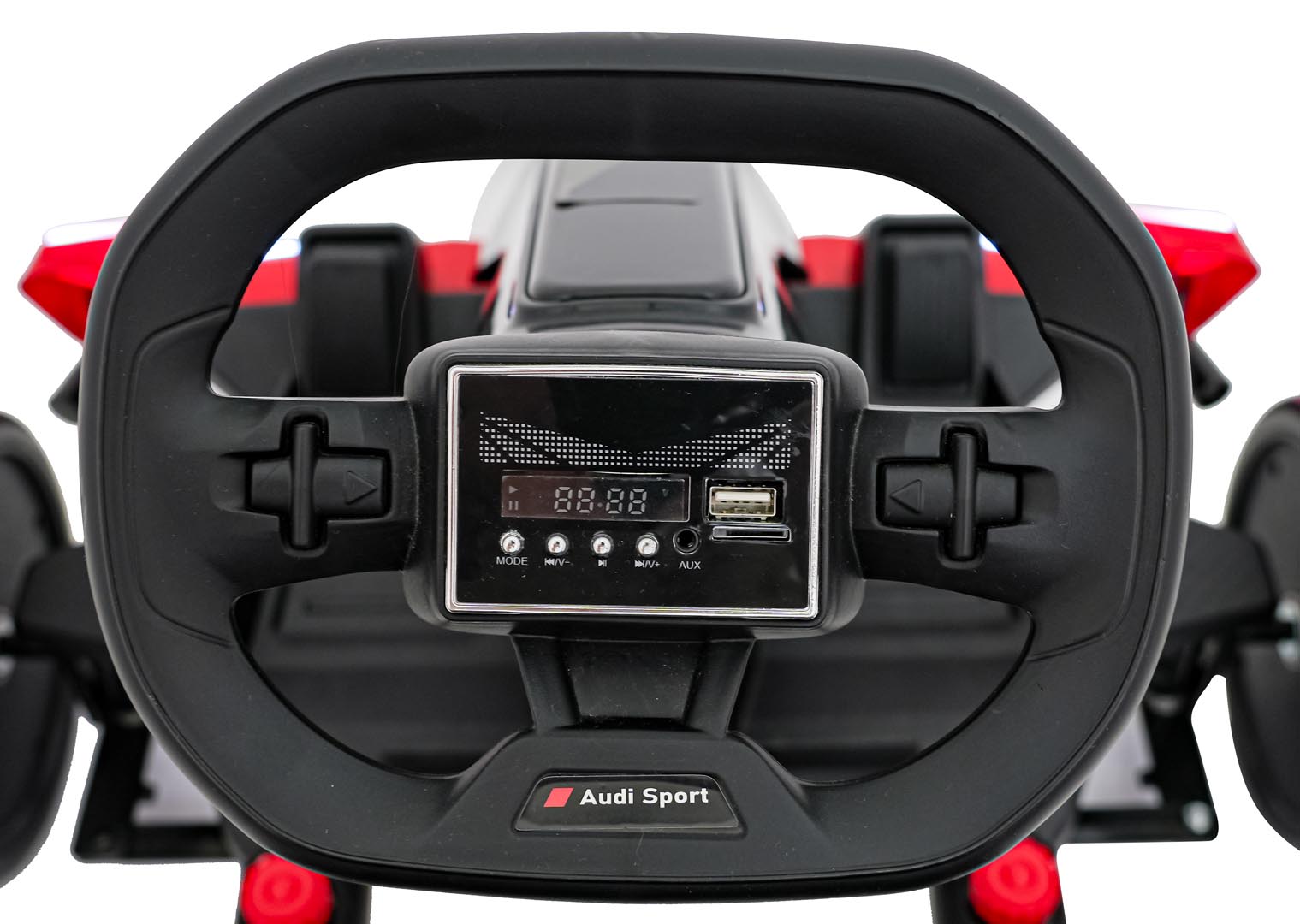 Kart electric pentru copii Autokids Audi Drift 24V 300W (007) Rosu - imagine 7