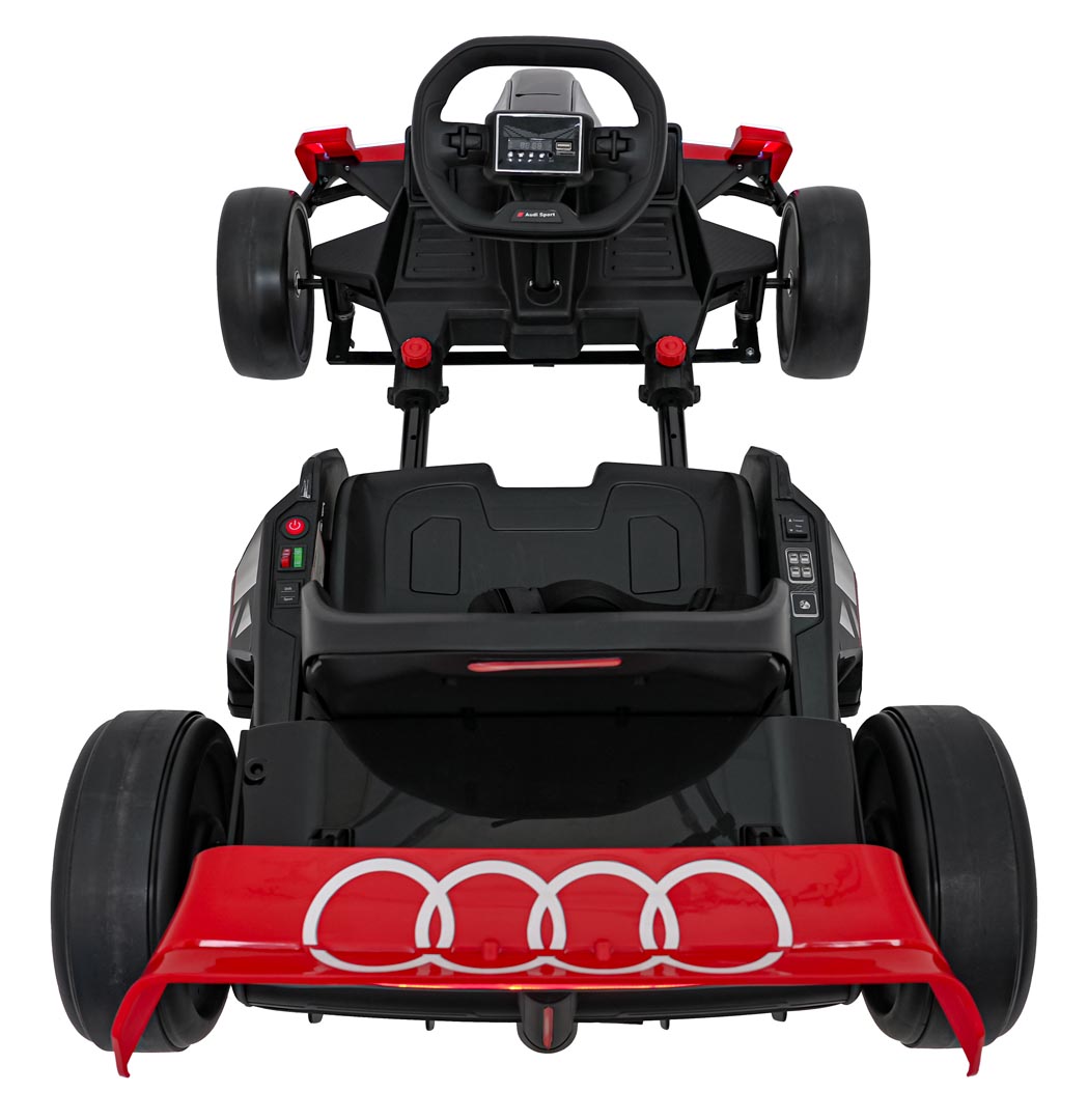 Kart electric pentru copii Autokids Audi Drift 24V 300W (007) Rosu - imagine 4