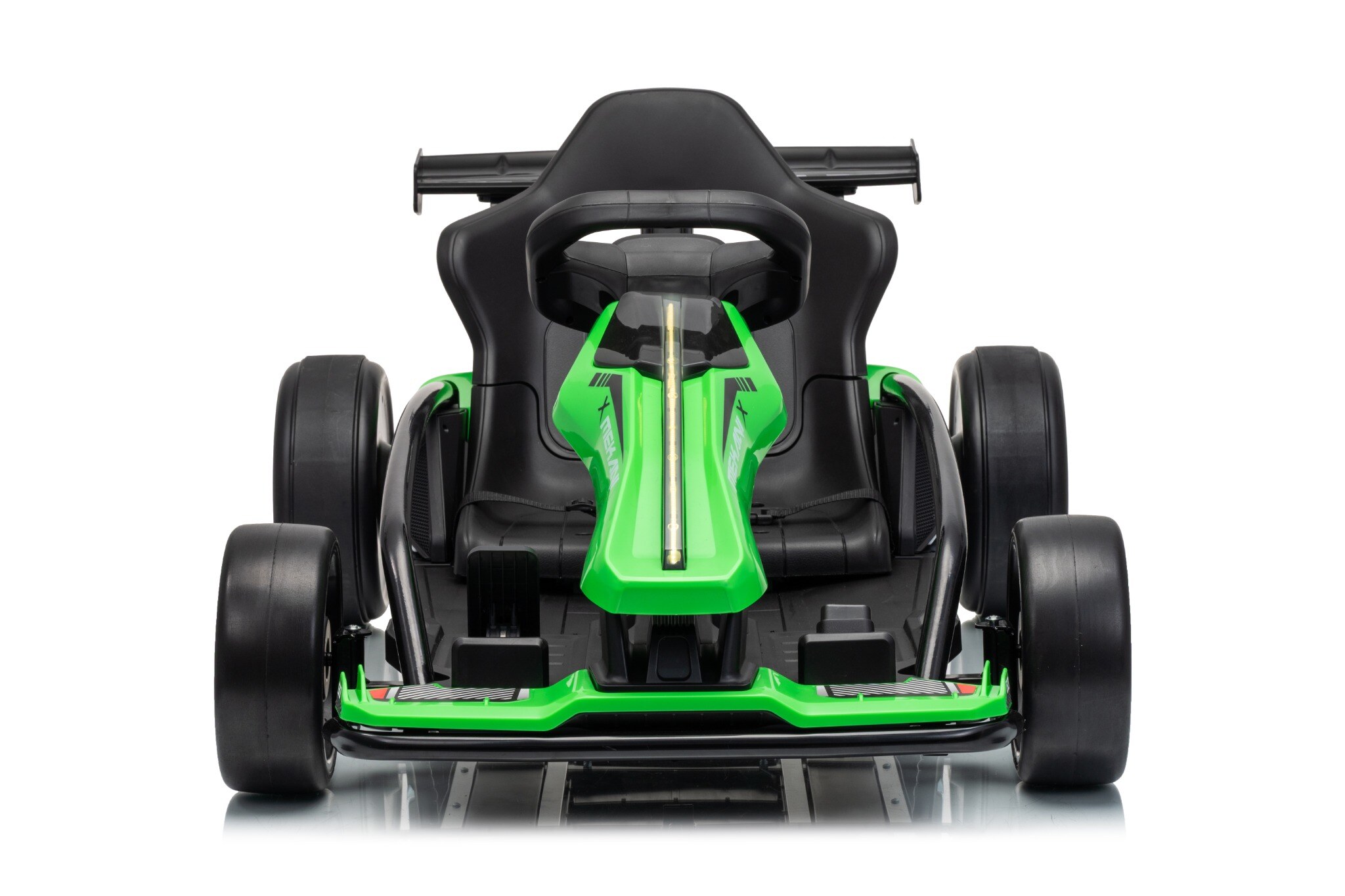 Kart electric pentru copii Drift Mekani-X 24V 600W, cu viteza maxima 15 km/h, scaun sportiv reglabil, Verde - imagine 5