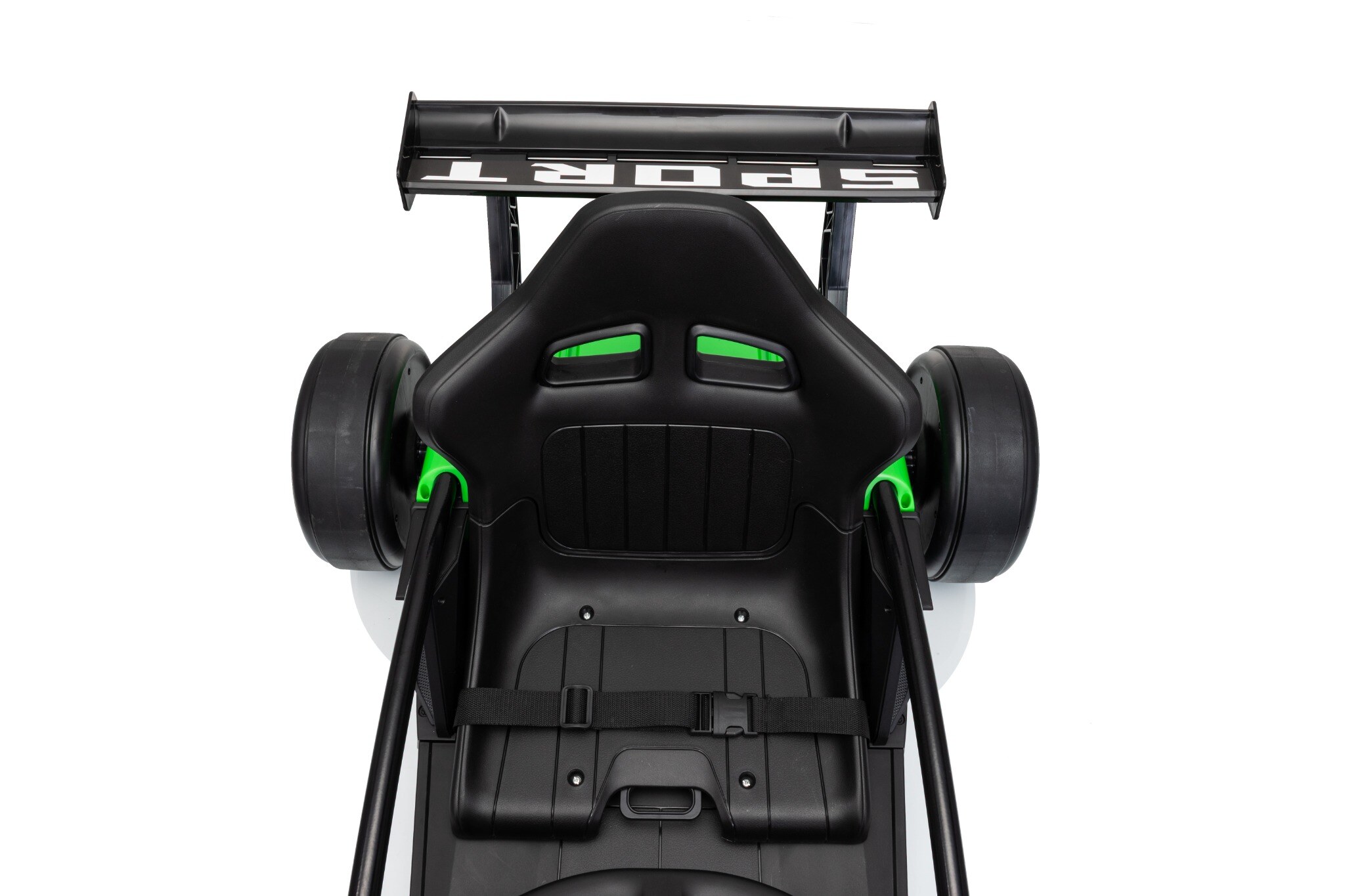 Kart electric pentru copii Drift Mekani-X 24V 600W, cu viteza maxima 15 km/h, scaun sportiv reglabil, Verde - imagine 4