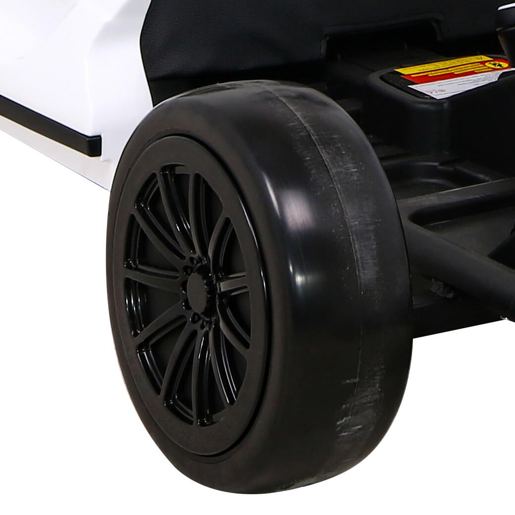 Kart electric pentru copii drift KING LUX 24V 300W (035) Alb - imagine 5