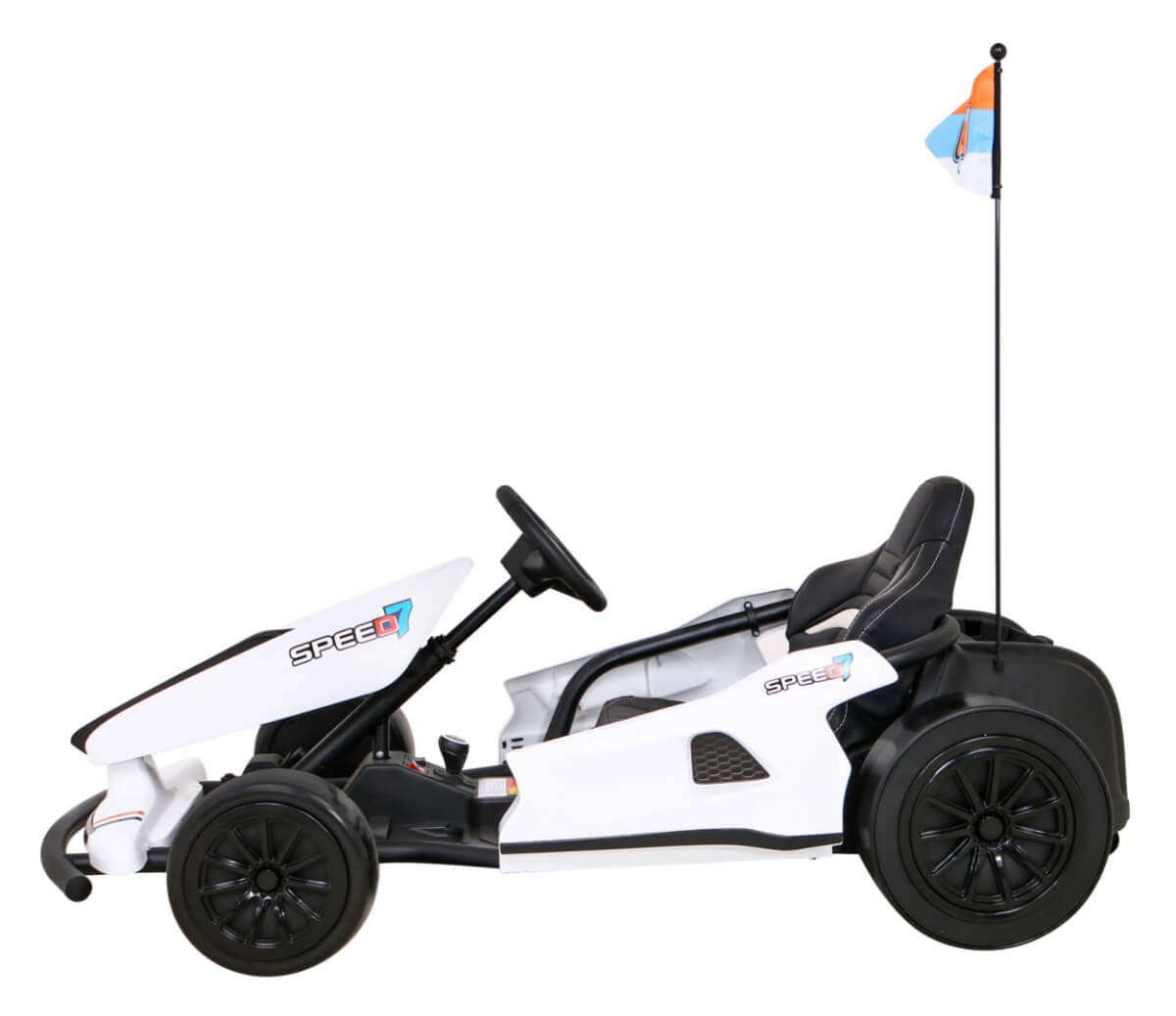 Kart electric pentru copii drift KING LUX 24V 300W (035) Alb - imagine 7