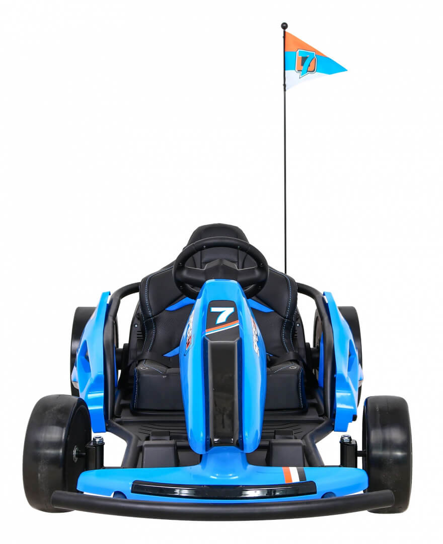 Kart electric pentru copii DRIFT KING 24 Volti (035) Albastru - imagine 3