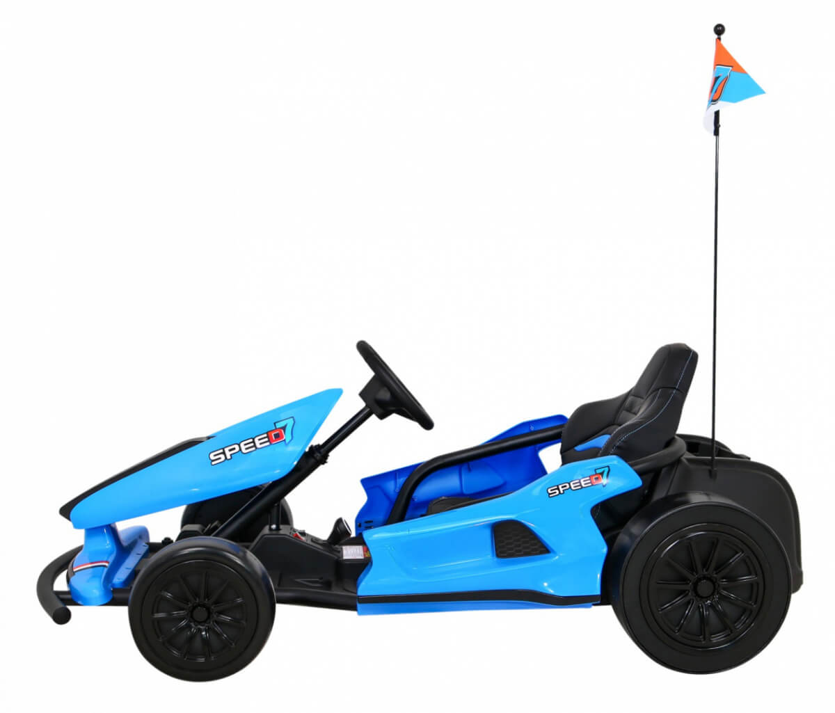 Kart electric pentru copii DRIFT KING 24 Volti (035) Albastru - imagine 4