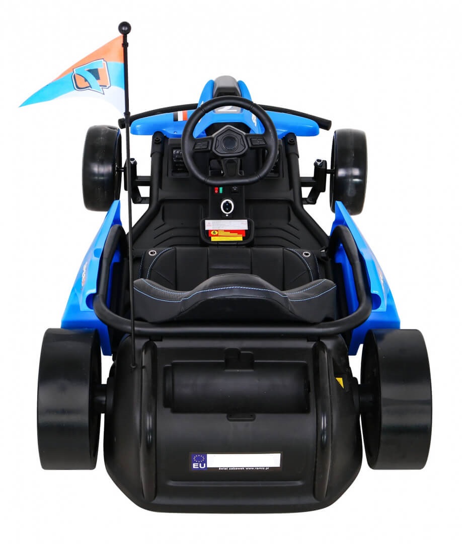 Kart electric pentru copii DRIFT KING 24 Volti (035) Albastru - imagine 5