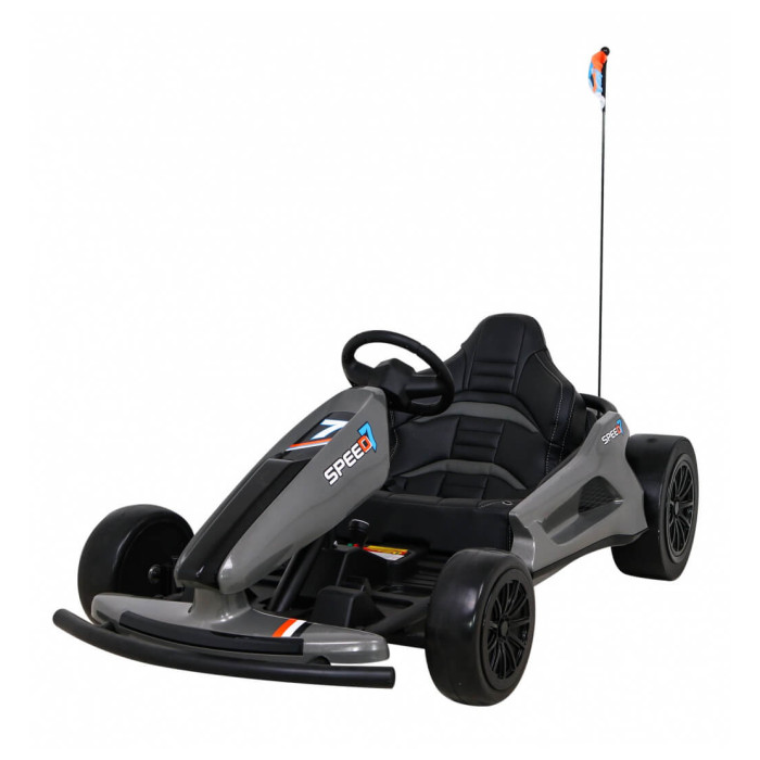 Kart electric pentru copii DRIFT KING 24 Volti (035) Gri