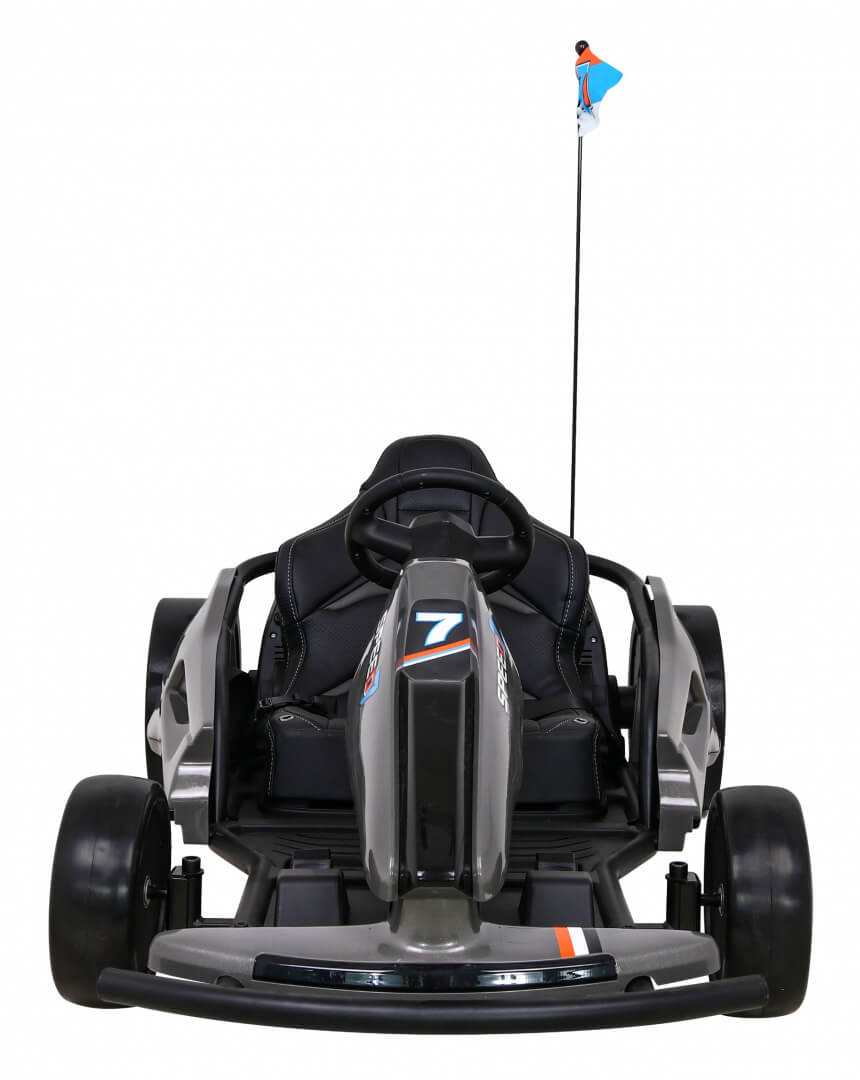 Kart electric pentru copii DRIFT KING 24 Volti (035) Gri - imagine 3