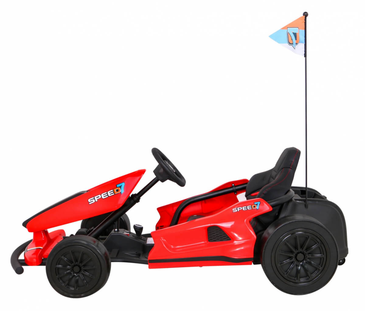 Kart electric pentru copii DRIFT KING 24 Volti (035) Rosu - imagine 6