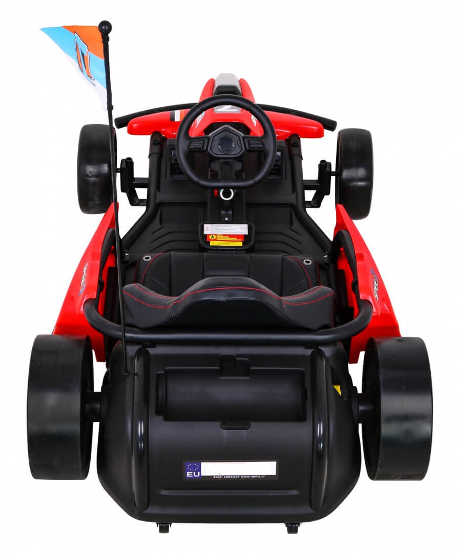 Kart electric pentru copii DRIFT KING 24 Volti (035) Rosu - imagine 3