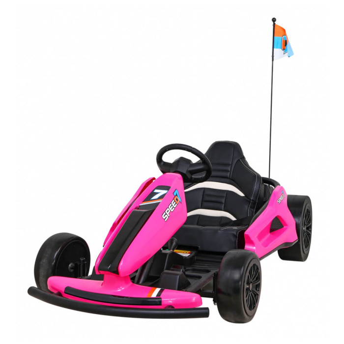 Kart electric pentru copii drift KING LUX 24V 300W (035) Roz