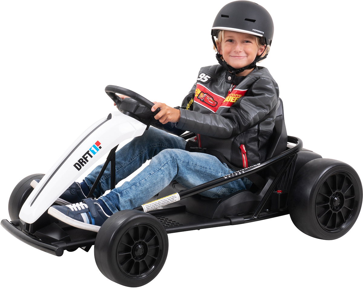 Kart electric pentru copii FX1 Drift Master 24 Volti (1968) Alb - imagine 8