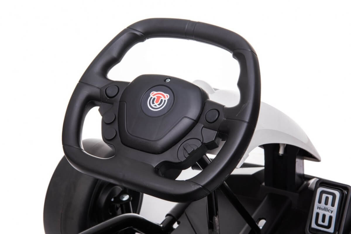 Kart electric pentru copii FX1 Drift Master 24 Volti (1968) Alb - imagine 5