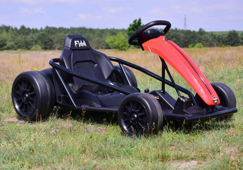 Kart electric pentru copii FX1 Drift Master 24 Volti (1968) Rosu - imagine 2