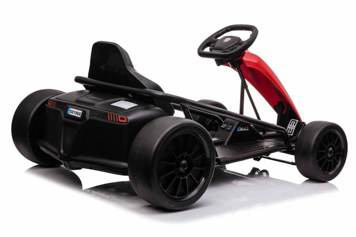 Kart electric pentru copii FX1 Drift Master 24 Volti (1968) Rosu - imagine 4