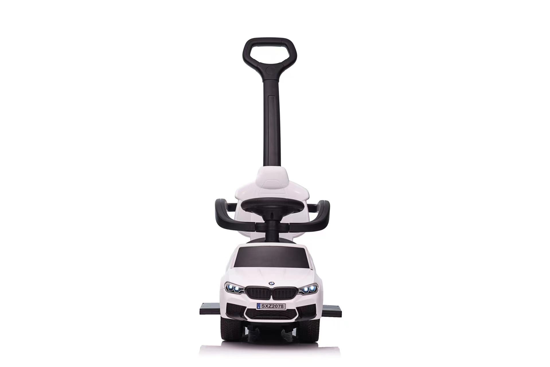 Masinuta de impins cu maner parental 3-in-1 BMW M5 (sx2078) Alb - imagine 2
