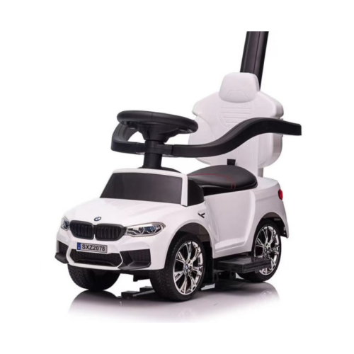 Masinuta de impins cu maner parental 3-in-1 BMW M5 (sx2078) Alb