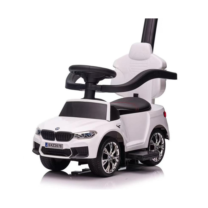 Masinuta de impins cu maner parental 3-in-1 BMW M5 (sx2078) Alb