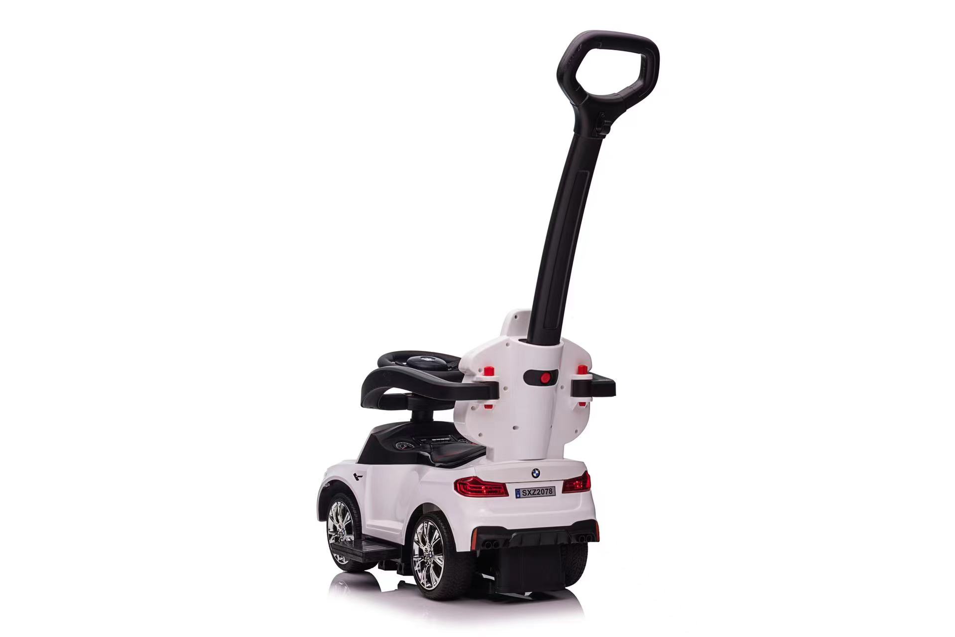 Masinuta de impins cu maner parental 3-in-1 BMW M5 (sx2078) Alb - imagine 5