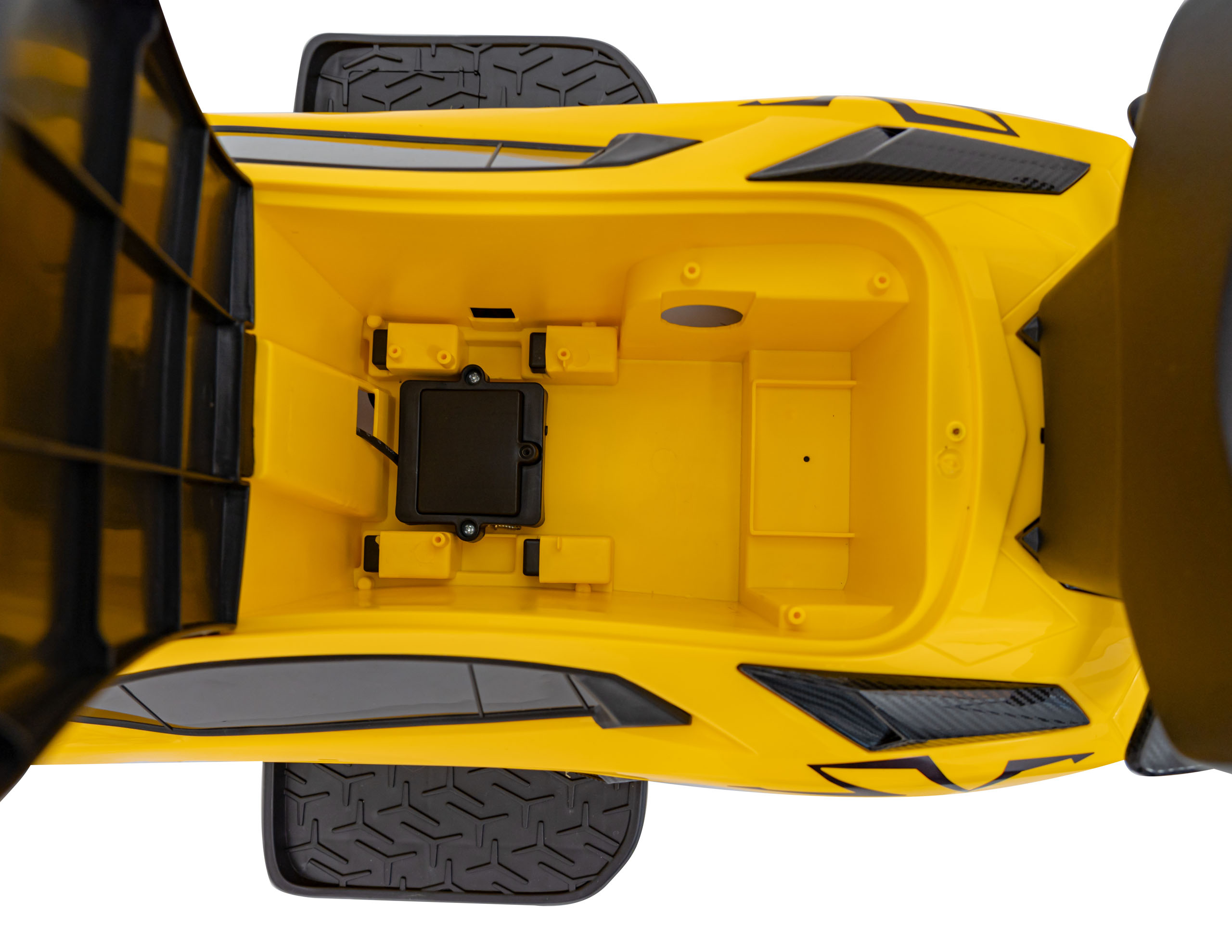 Masinuta de impins cu maner parental Lamborghini Aventador (8810) Galben - imagine 3