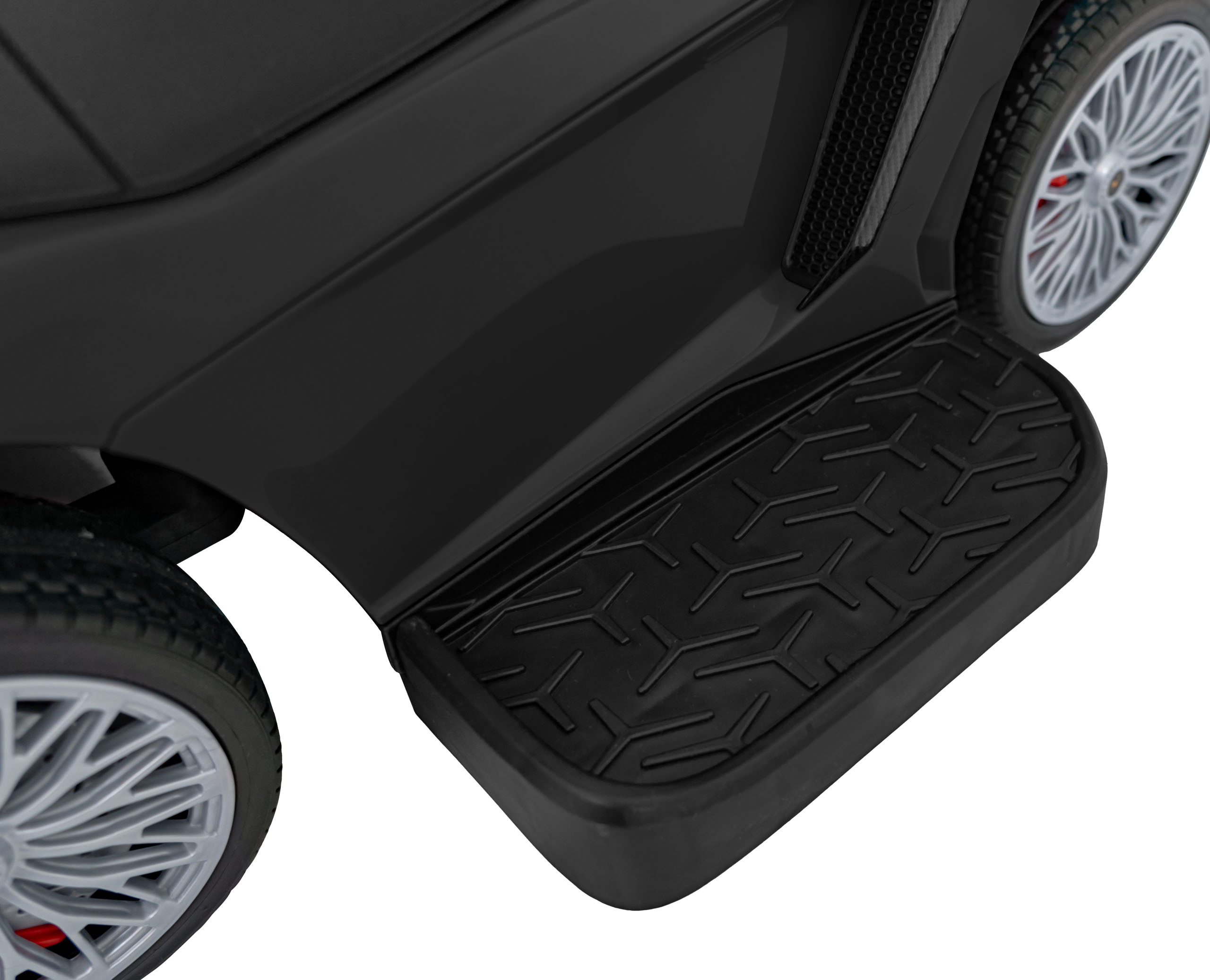 Masinuta de impins cu maner parental Lamborghini Aventador (8810) Negru - imagine 3