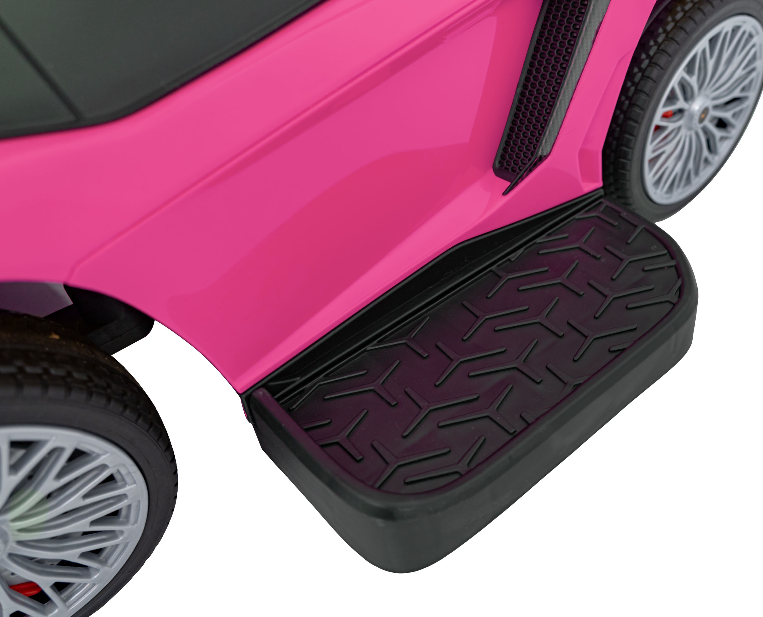 Masinuta de impins cu maner parental Lamborghini Aventador (8810) Roz - imagine 4