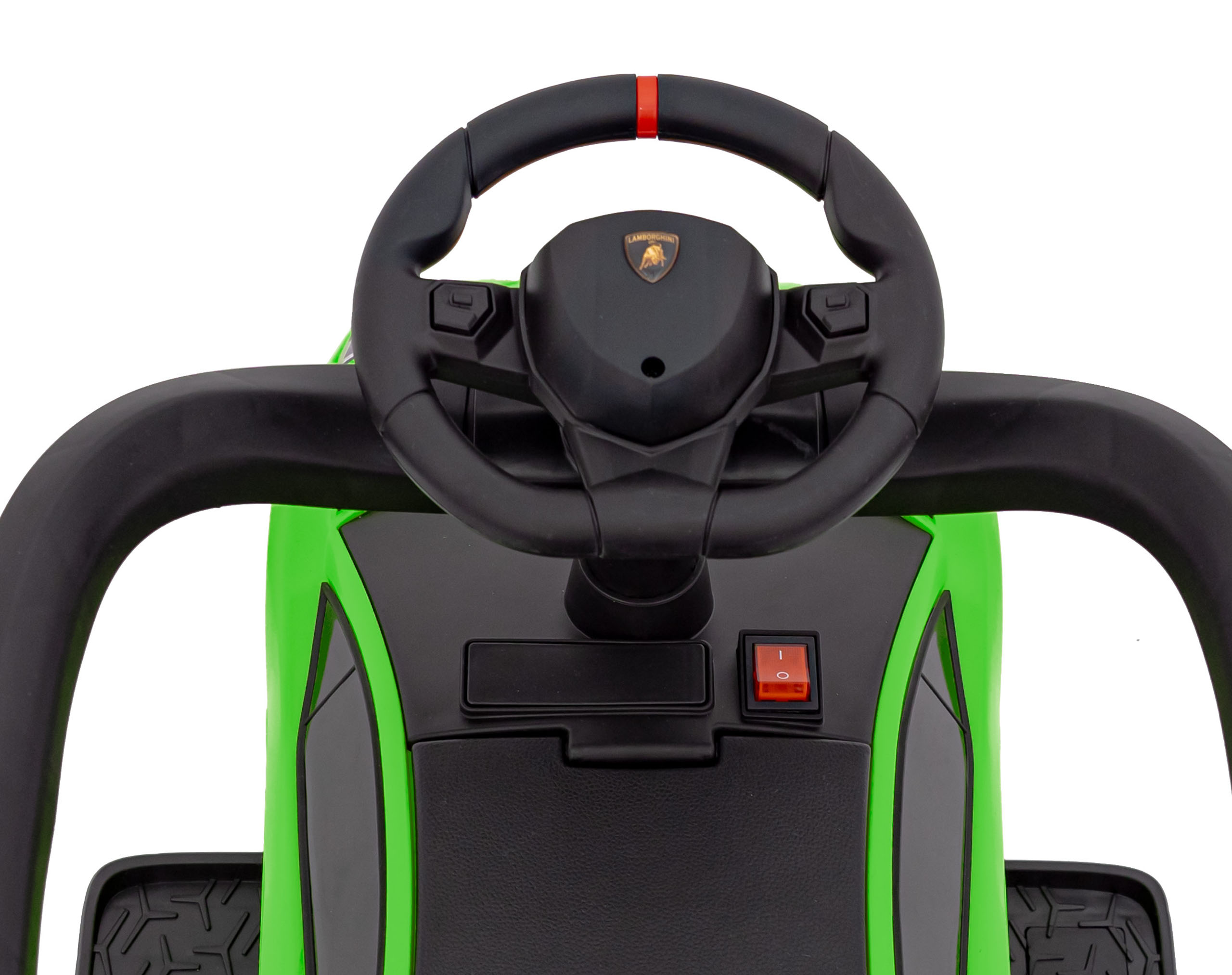 Masinuta de impins cu maner parental Lamborghini Aventador (8810) Verde - imagine 4
