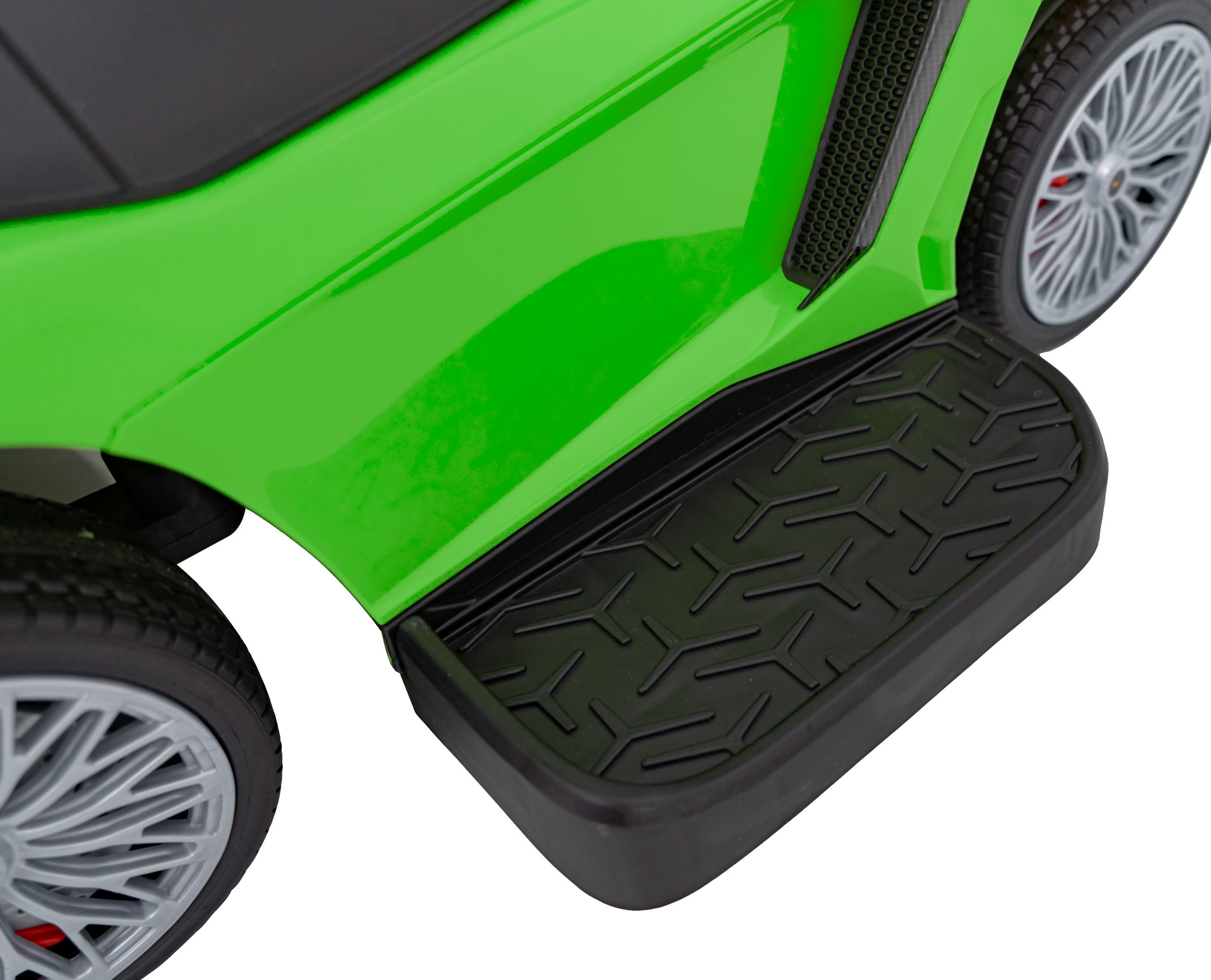 Masinuta de impins cu maner parental Lamborghini Aventador (8810) Verde - imagine 5