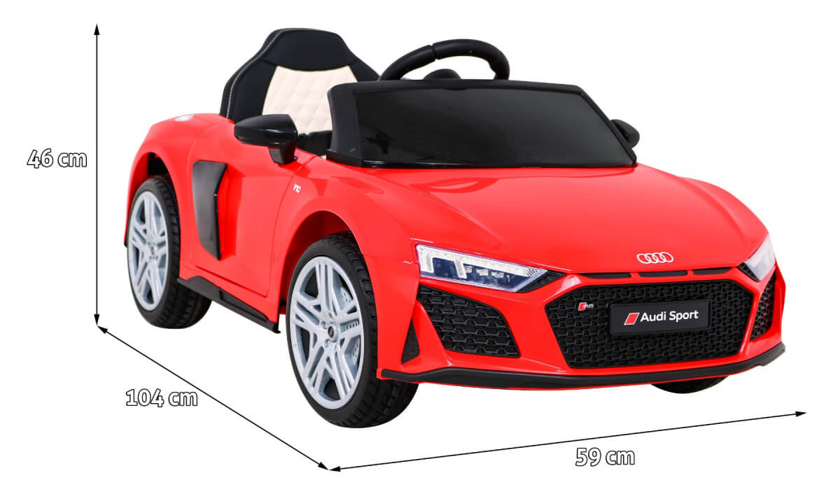 Masinuta electrica pentru copii AUDI R8 LIFT (A300) Rosu - imagine 2