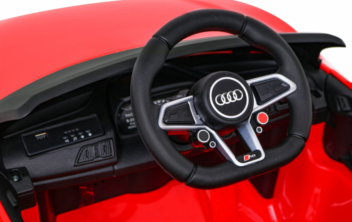 Masinuta electrica pentru copii AUDI R8 LIFT (A300) Rosu - imagine 5