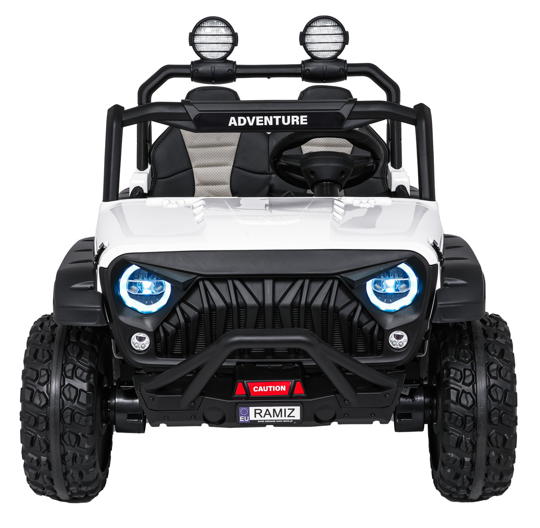 Masinuta electrica pentru copii SUV ALL TERRAIN 24V 800W 4x4 (3568) Alb - imagine 8