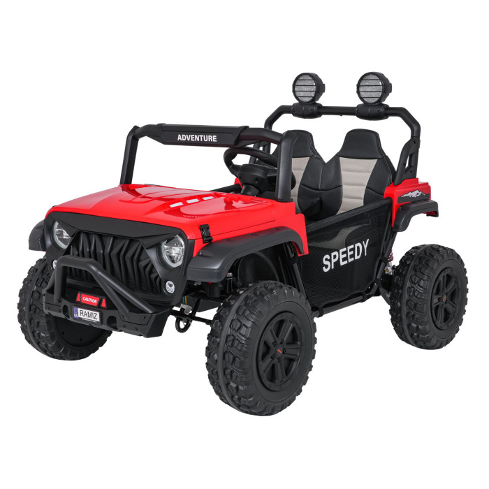Masinuta electrica pentru copii SUV ALL TERRAIN 24V 800W 4x4 (3568) Rosu