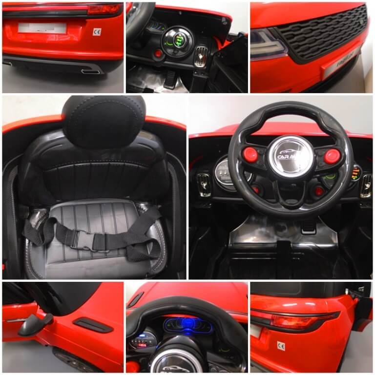 Masinuta electrica pentru copii Cabrio F4 (BLT688) Rosu - imagine 5